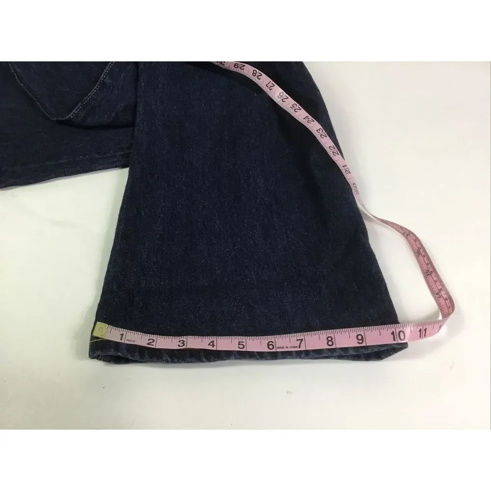 Levi 517 Jeans Mens Size 42x30 boot cut Blue denim Western Jeans Zip Fly‎